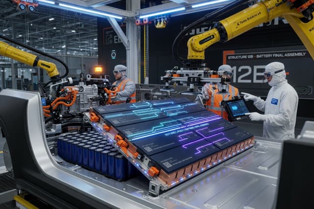 Advanced EV Battery Pack Installation in 2026 Gigafactory