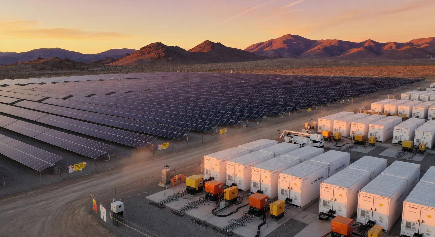 Solar Farm with Grid-Scale Battery Storage