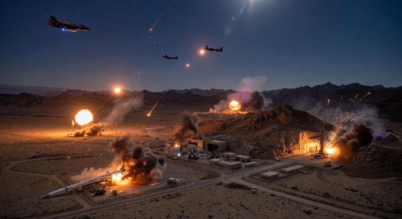 Precision airstrikes on Iranian ballistic missile and nuclear facilities during Operation Epic Fury