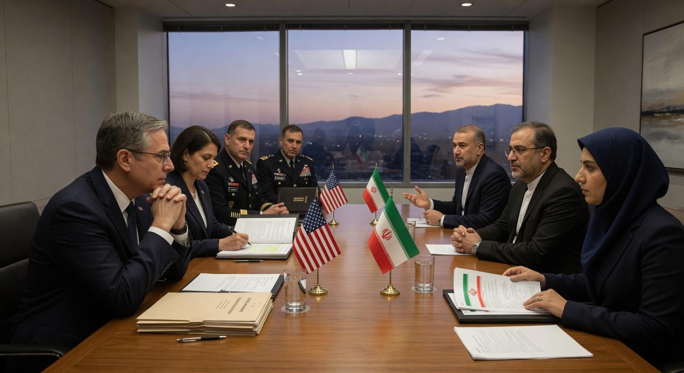 High-stakes US-Iran diplomatic negotiations over ceasefire and nuclear terms