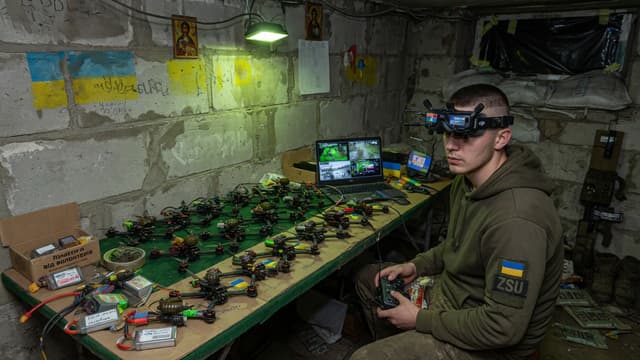 Ukrainian FPV Drone Operator