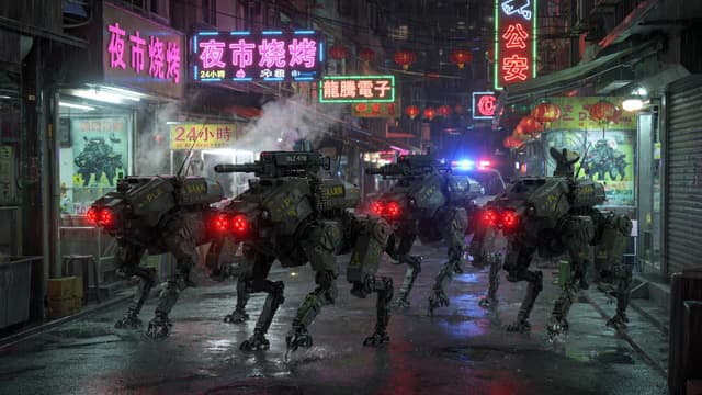 Chinese Robot Wolves