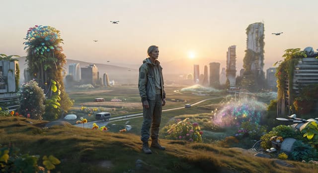 Hill at Dawn 2075