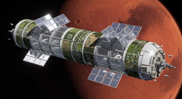 O'Neill Mars Orbit 2092
